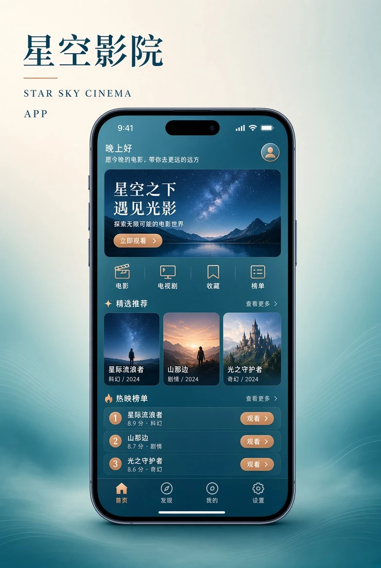 星空影院移动阅读界面